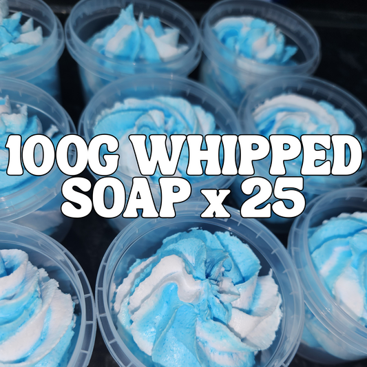 25 x 100g Whipped Soaps