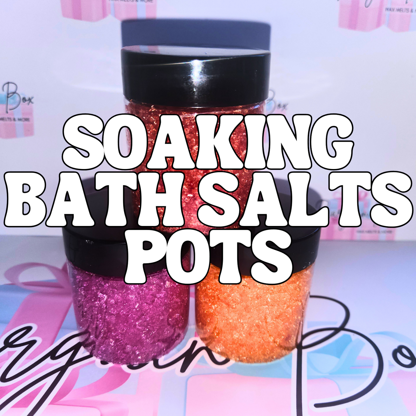 Soaking Bath Salts - 100g Pot